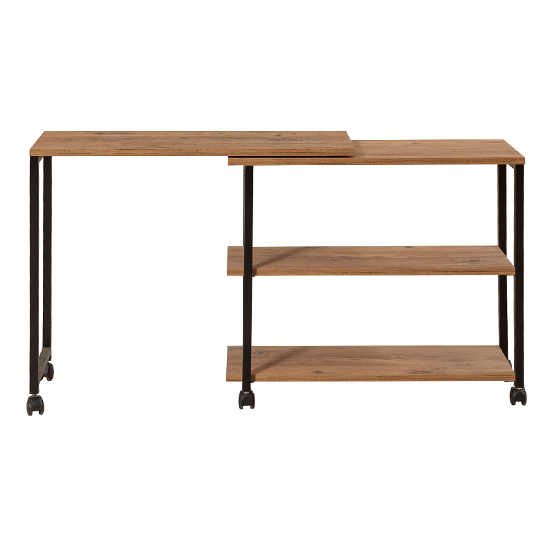 Τραπεζάκι βοηθητικό Frenk Megapap πολυμορφικό χρώμα atlantic pine 76x30x66εκ.