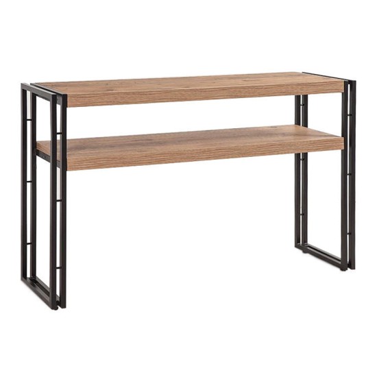 Κονσόλα Atlas Megapap μεταλλική - μελαμίνης χρώμα atlantic pine 140x35x80εκ. Κονσόλα Atlas Megapap μεταλλική - μελαμίνης χρώμα atlantic pine 140x35x80εκ.