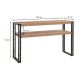 Κονσόλα Atlas Megapap μεταλλική - μελαμίνης χρώμα atlantic pine 140x35x80εκ. Κονσόλα Atlas Megapap μεταλλική - μελαμίνης χρώμα atlantic pine 140x35x80εκ.