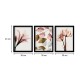 Πίνακας Pink Flowers Megapap 3 τμχ. σε πλαίσιο 35x45x2εκ. Πίνακας Pink Flowers Megapap 3 τμχ. σε πλαίσιο 35x45x2εκ.