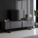 Έπιπλο τηλεόρασης Luxe Megapap χρώμα ανθρακί 180x30x50εκ. Έπιπλο τηλεόρασης Luxe Megapap χρώμα ανθρακί 180x30x50εκ.