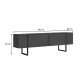 Έπιπλο τηλεόρασης Luxe Megapap χρώμα ανθρακί 180x30x50εκ. Έπιπλο τηλεόρασης Luxe Megapap χρώμα ανθρακί 180x30x50εκ.