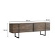 Έπιπλο τηλεόρασης Luxe Megapap χρώμα καρυδί 180x30x50εκ. Έπιπλο τηλεόρασης Luxe Megapap χρώμα καρυδί 180x30x50εκ.