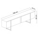 Έπιπλο τηλεόρασης Luxe Megapap χρώμα ανθρακί - χρυσό 180x30x50εκ. Έπιπλο τηλεόρασης Luxe Megapap χρώμα ανθρακί - χρυσό 180x30x50εκ.