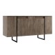 Μπουφές Luxe Megapap χρώμα καρυδί 160x35x80εκ. Μπουφές Luxe Megapap χρώμα καρυδί 160x35x80εκ.