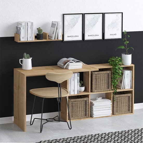 Γραφείο εργασίας Blake Megapap χρώμα φυσικό οξιάς 145x45x74εκ. Γραφείο εργασίας Blake Megapap χρώμα φυσικό οξιάς 145x45x74εκ.