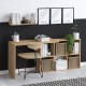 Γραφείο εργασίας Blake Megapap χρώμα φυσικό οξιάς 145x45x74εκ. Γραφείο εργασίας Blake Megapap χρώμα φυσικό οξιάς 145x45x74εκ.