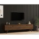 Έπιπλο τηλεόρασης Paris Megapap χρώμα καρυδί 160x25x35εκ. Έπιπλο τηλεόρασης Paris Megapap χρώμα καρυδί 160x25x35εκ.