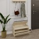 Έπιπλο εισόδου Boby Megapap χρώμα travertine 80x35x42εκ. Έπιπλο εισόδου Boby Megapap χρώμα travertine 80x35x42εκ.