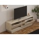 Έπιπλο τηλεόρασης Koza Megapap χρώμα travertine 160x40x45εκ. Έπιπλο τηλεόρασης Koza Megapap χρώμα travertine 160x40x45εκ.