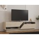 Έπιπλο τηλεόρασης Koza Megapap χρώμα travertine 160x40x45εκ. Έπιπλο τηλεόρασης Koza Megapap χρώμα travertine 160x40x45εκ.