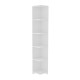 Βιβλιοθήκη γωνιακή Ravella Megapap χρώμα λευκό 25x25x160εκ. Βιβλιοθήκη γωνιακή Ravella Megapap χρώμα λευκό 25x25x160εκ.