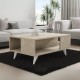 Τραπεζάκι σαλονιού Yuka Megapap χρώμα travertine 90x60x39,5εκ. Τραπεζάκι σαλονιού Yuka Megapap χρώμα travertine 90x60x39,5εκ.
