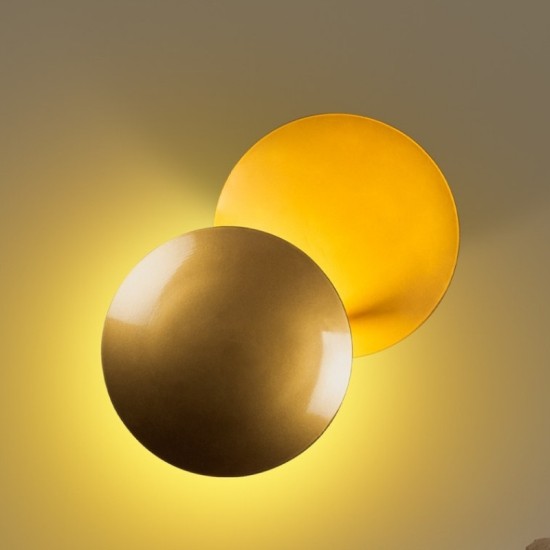 Απλίκα τοίχου Led Mimoza Megapap μεταλλική χρώμα χρυσό 25x16x25εκ. Απλίκα τοίχου Led Mimoza Megapap μεταλλική χρώμα χρυσό 25x16x25εκ.