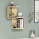 Ραφιέρα τοίχου Octa Megapap χρώμα sapphire oak 45x16,4x60εκ. Ραφιέρα τοίχου Octa Megapap χρώμα sapphire oak 45x16,4x60εκ.