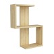 Ραφιέρα τοίχου Octa Megapap χρώμα sapphire oak 45x16,4x60εκ. Ραφιέρα τοίχου Octa Megapap χρώμα sapphire oak 45x16,4x60εκ.