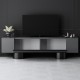 Έπιπλο τηλεόρασης Haven Megapap χρώμα ανθρακί 180x30x50εκ. Έπιπλο τηλεόρασης Haven Megapap χρώμα ανθρακί 180x30x50εκ.