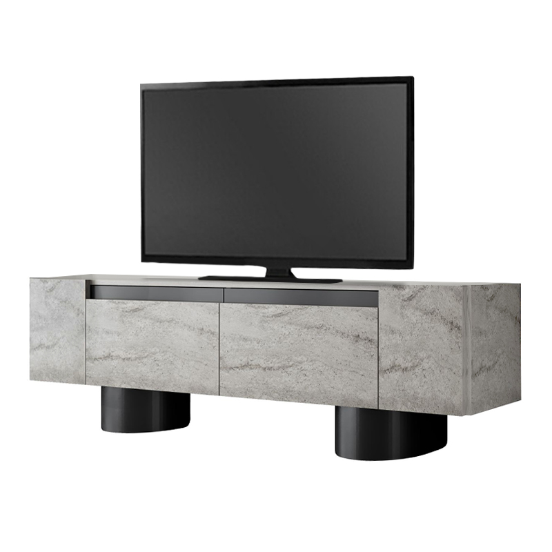 Έπιπλο τηλεόρασης Haven Megapap χρώμα travertine 180x30x50εκ.