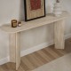 Κονσόλα Sira Megapap χρώμα travertine 150x35x75εκ. Κονσόλα Sira Megapap χρώμα travertine 150x35x75εκ.