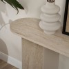 Κονσόλα Sira Megapap χρώμα travertine 150x35x75εκ.