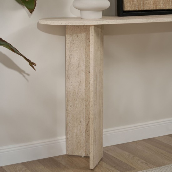 Κονσόλα Sira Megapap χρώμα travertine 150x35x75εκ. Κονσόλα Sira Megapap χρώμα travertine 150x35x75εκ.