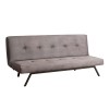 Καναπές - κρεβάτι Zola Megapap τριθέσιος υφασμάτινος χρώμα γκρι 180x64x78εκ.