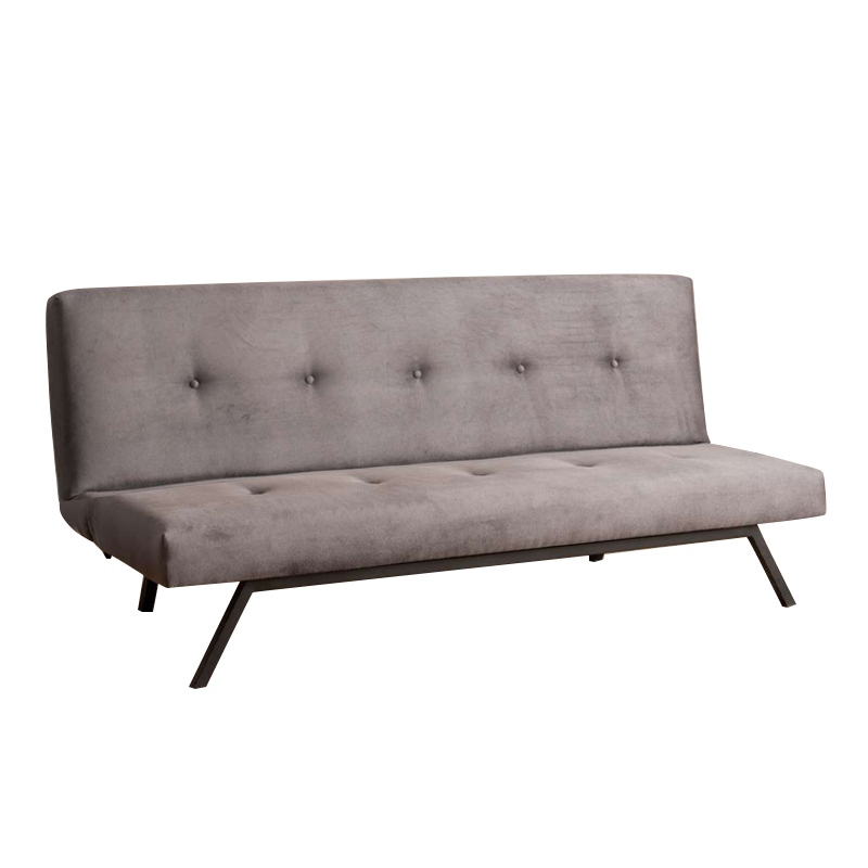 Καναπές - κρεβάτι Zola Megapap τριθέσιος υφασμάτινος χρώμα γκρι 180x64x78εκ.