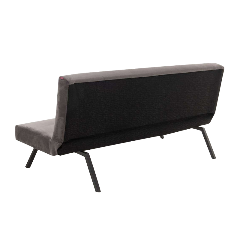 Καναπές - κρεβάτι Zola Megapap τριθέσιος υφασμάτινος χρώμα γκρι 180x64x78εκ.