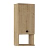 Ντουλάπι μπάνιου επιτοίχιο Mis Megapap χρώμα sapphire oak 30x21,8x71εκ.