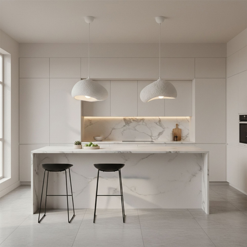 Φωτιστικό οροφής Loval Megapap E27 fiberglass μονόφωτο χρώμα λευκό 32x27x120εκ.