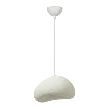 Φωτιστικό οροφής Loval Megapap E27 fiberglass μονόφωτο χρώμα λευκό 32x27x120εκ.