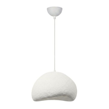 Φωτιστικό οροφής Loval Megapap E27 fiberglass μονόφωτο χρώμα λευκό 50x44x120εκ.