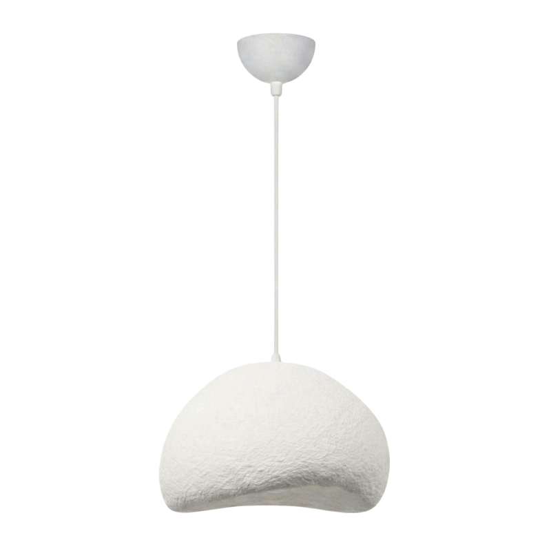 Φωτιστικό οροφής Loval Megapap E27 fiberglass μονόφωτο χρώμα λευκό 50x44x120εκ.