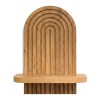 Ραφιέρα τοίχου Artwill Megapap Mdf χρώμα oak 26x13x35εκ.