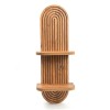 Ραφιέρα τοίχου Artwill Megapap Mdf χρώμα oak 26x13x70εκ.