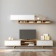 Σύνθεση τηλεόρασης Serine Megapap χρώμα λευκό - sapphire oak 170x37x45εκ. Σύνθεση τηλεόρασης Serine Megapap χρώμα λευκό - sapphire oak 170x37x45εκ.