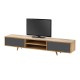 Έπιπλο τηλεόρασης Serine Megapap χρώμα sapphire oak - ανθρακί 170x37x45εκ. Έπιπλο τηλεόρασης Serine Megapap χρώμα sapphire oak - ανθρακί 170x37x45εκ.