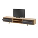 Έπιπλο τηλεόρασης Serine Megapap χρώμα sapphire oak - ανθρακί 170x37x45εκ. Έπιπλο τηλεόρασης Serine Megapap χρώμα sapphire oak - ανθρακί 170x37x45εκ.