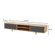 Έπιπλο τηλεόρασης Serine Megapap χρώμα sapphire oak - ανθρακί 170x37x45εκ. Έπιπλο τηλεόρασης Serine Megapap χρώμα sapphire oak - ανθρακί 170x37x45εκ.