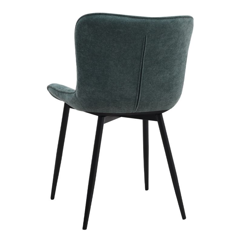 Σετ τραπεζαρία 5τμχ Rubes - Chiara Megapap χρώμα λευκό - πράσινο Ø100x78εκ.