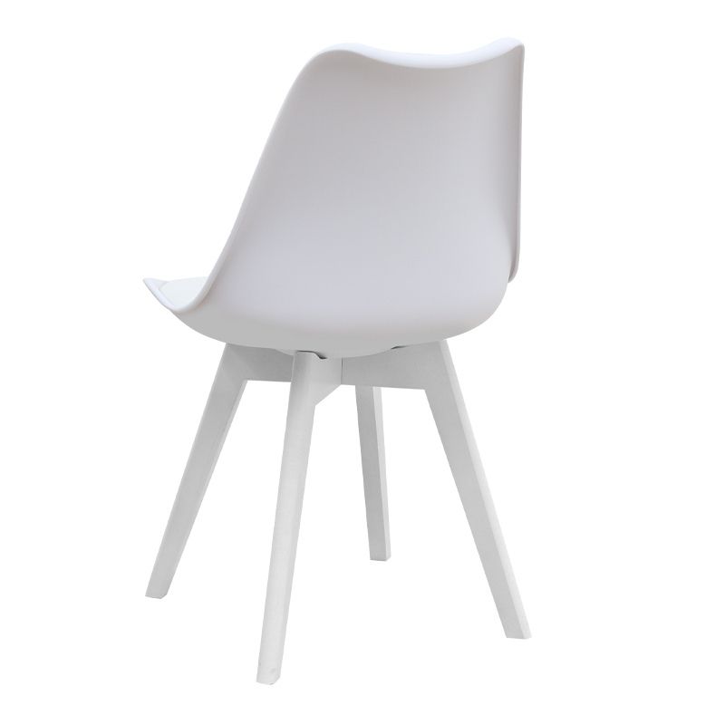 Σετ τραπεζαρία 5τμχ Darlen - Viva Megapap χρώμα sapphire oak - λευκό 125x72x74εκ.