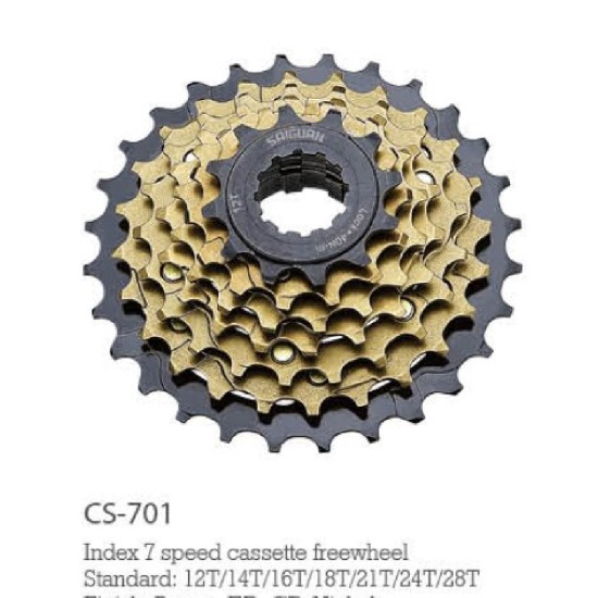 Freewheel cassete CS-701 Freewheel cassete CS-701
