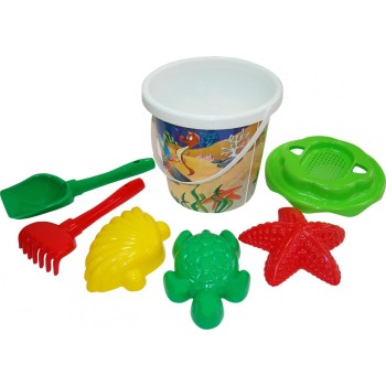 Polesie 35813 Decorated bucket set Sunflower 7 pcs