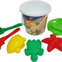 Polesie 35813 Decorated bucket set Sunflower 7 pcs