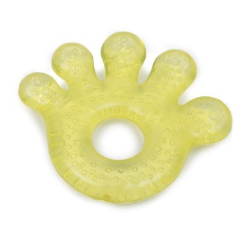 Water filled teether Paw Yellow - T1205