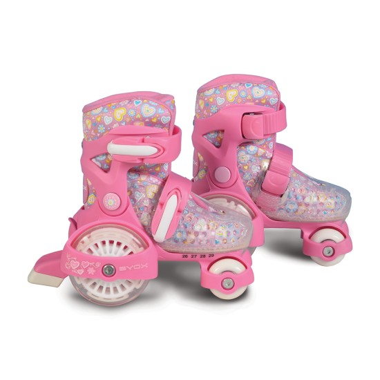 Roller skates Little Beetle pinky girl Roller skates Little Beetle pinky girl
