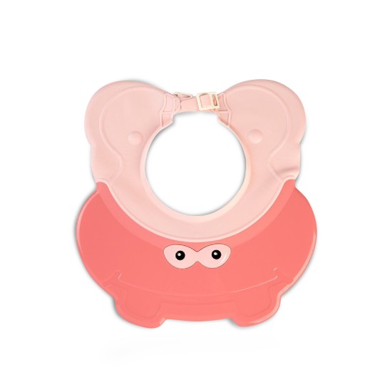 Baby bath cap/visor Ruby pink