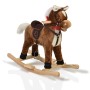 Plush rocking horse Chipper coffee WJ-001