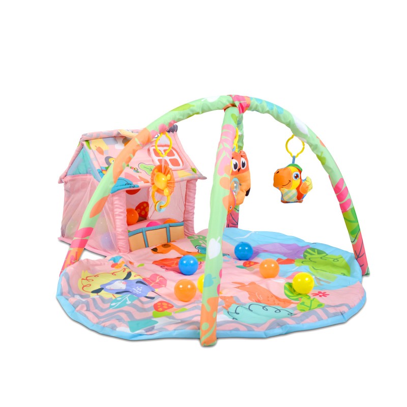 Play Mat Happy Farm pink