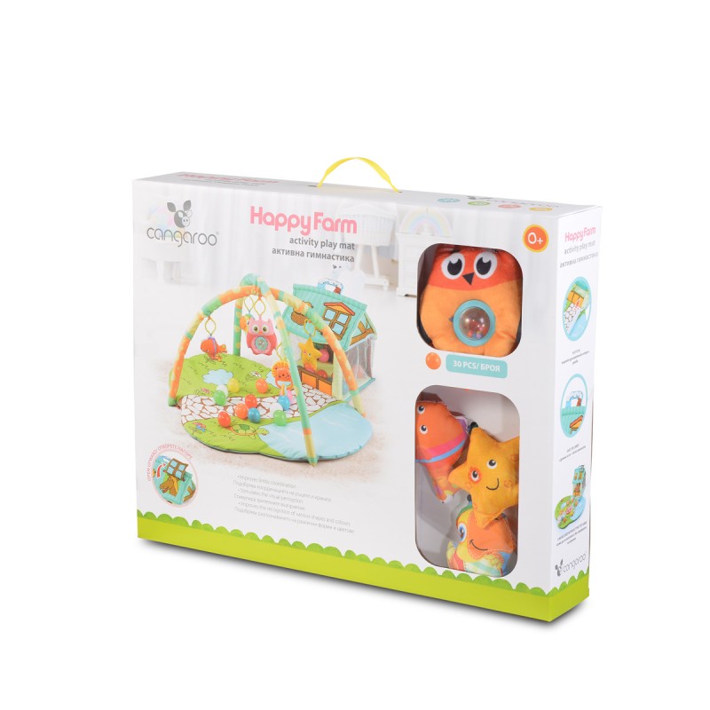 Play Mat Happy Farm pink